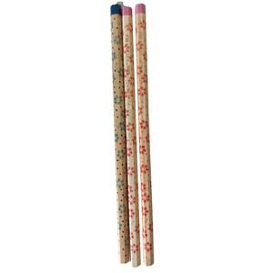3 Tombow Snowflake pencils 3312 HB - Made in Japan Vintage High Quality